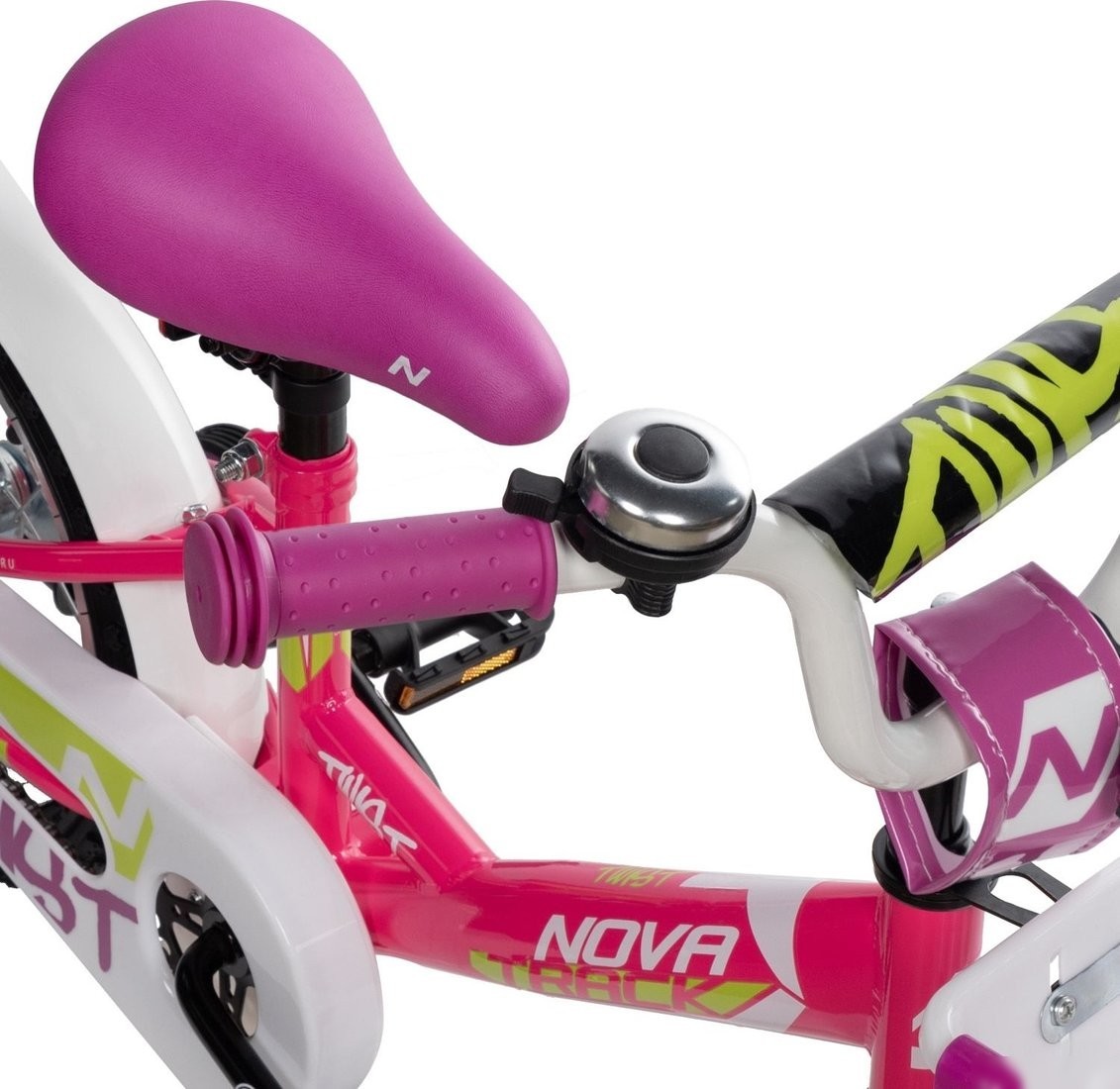 Детский велосипед Novatrack Twist 14 2025 141TWIST.PN5 (розовый)