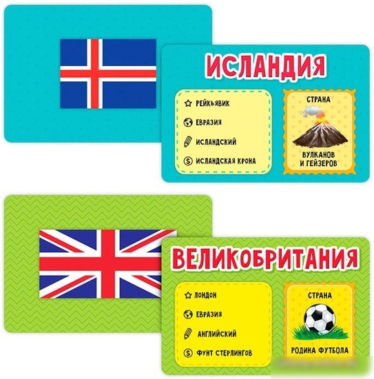 Настольная игра ГеоДом Флагомания. Часть 1 4607177453743