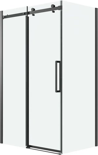 Душевой уголок Grossman Classic 140x80x195 120.K33.04.1480.21.00 (черный матовый/стекло прозрачное)