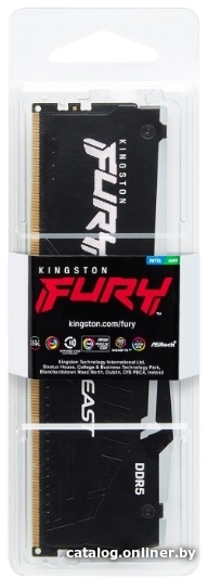Оперативная память Kingston FURY Beast RGB 2x16ГБ DDR5 6000 МГц KF560C36BBEAK2-32