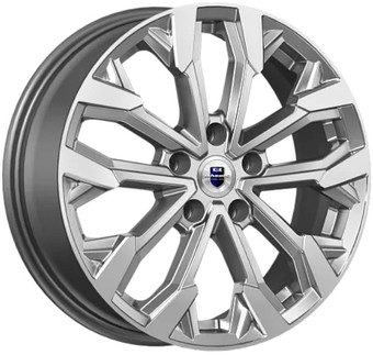Литые диски K&K Морейн 17x6.5" 5x108мм DIA 65.1мм ET 43мм Дарк платинум