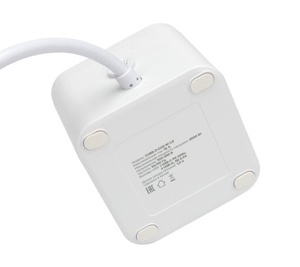 Сетевой фильтр Cablexpert CUBE-3-CU3-W-1.5