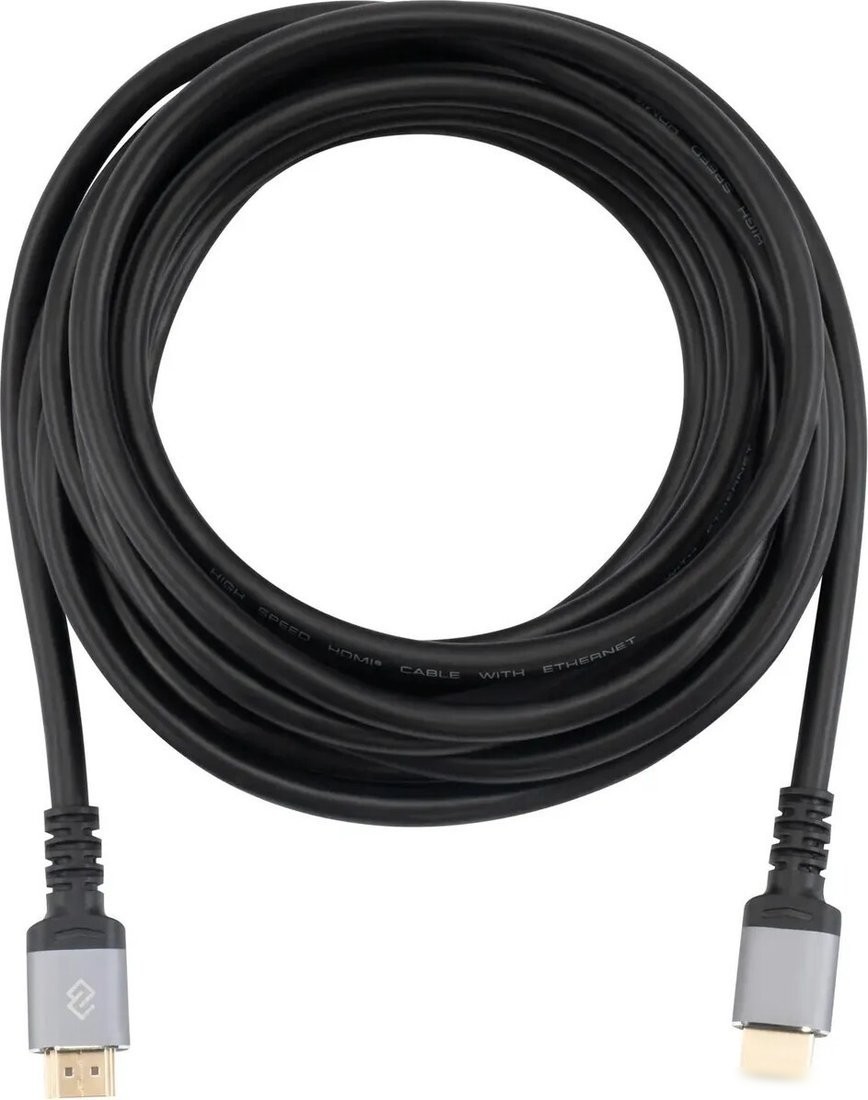 Кабель Digma D-HDMI-V2.0-2M (2 м, черный)