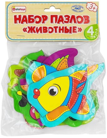 Развивающая игра Alatoys Животные ПЗЛ01