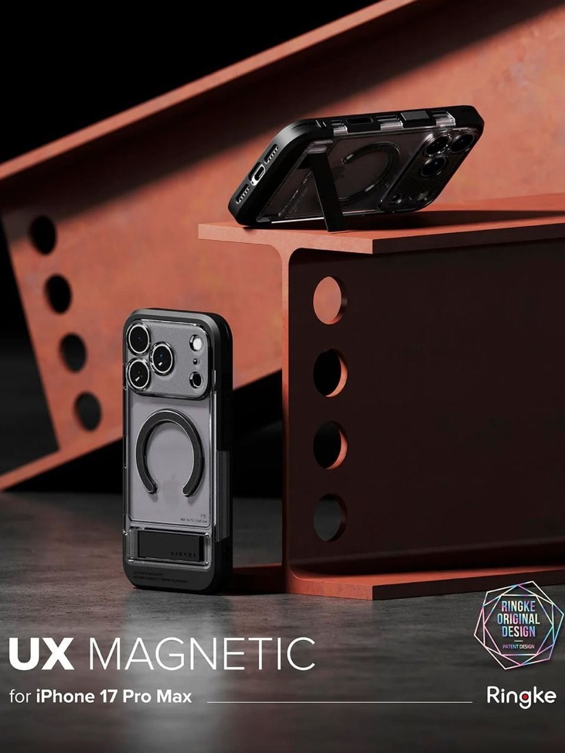 Чехол для телефона Ringke Ux Magnetic для iPhone 17 Pro Max Smoke Black