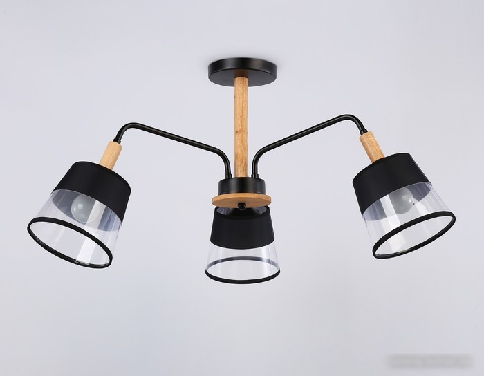 Люстра средней высоты Ambrella TR4740/3 BK/LW
