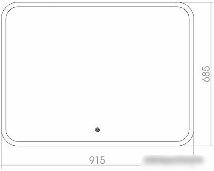 Silver Mirrors Зеркало Стив 91.5х68.5 ФР-00000843