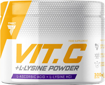 Витамины, минералы Trec Nutrition VIT. C. + L-Lysine Powder 300 г