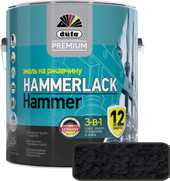 Эмаль Dufa Premium Hammerlack на ржавчину мо лотковая (2.5 л, черный)