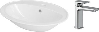 Умывальник Cersanit Calla 54 S-UM-Cl/1-w + 63063