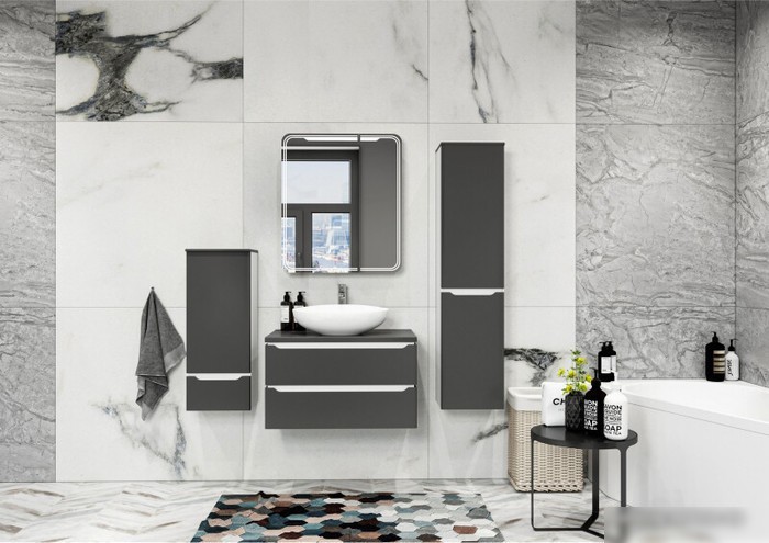 Mixline Шкаф с зеркалом Виктория 70 L 547259