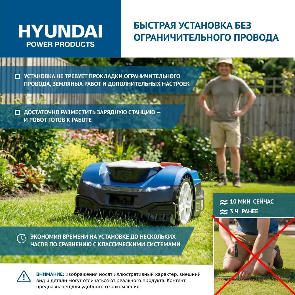 Газонокосилка-робот Hyundai L-Cortex-7