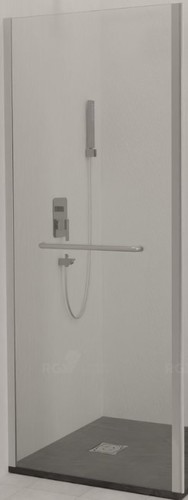 Душевая стенка RGW Z-060-1 352206100-11 100 (хром/прозрачное стекло)
