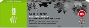 Картридж CACTUS CS-R-PFI107BK без чипа