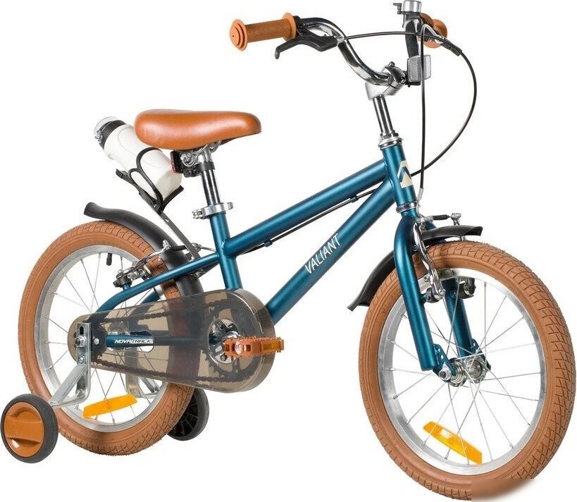Детский велосипед Novatrack Valiant 16 163VALIANT.DGN6 (темно-зеленый)