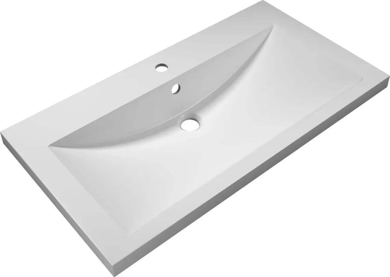 Misty Тумба с умывальником Ингрид 90 П-Инг-01090-012Я+10.150.00900.001