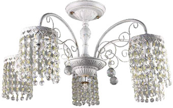 Припотолочная люстра Aitin Pro STD15004/5 белый/золотая патина