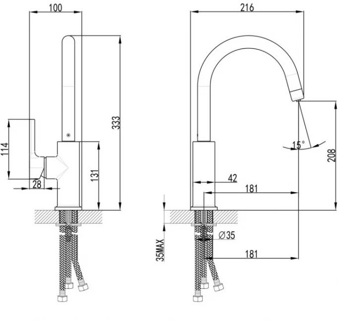 Смеситель Lemark Comfort LM3073PAN