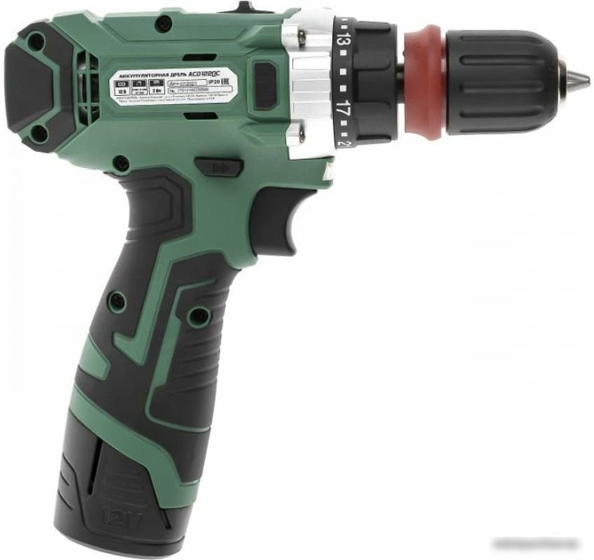 Дрель-шуруповерт Hammer ACD122QC (с 2-мя АКБ, кейс)