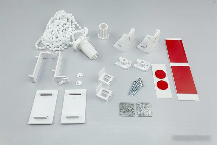 Рулонные шторы Legrand Блэкаут Сильвер 120x175 (лиловый)