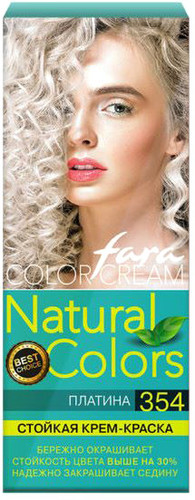 Крем-краска Fara Natural Colors 354 платина 50 мл