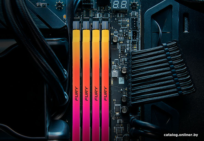 Оперативная память Kingston FURY Renegade RGB 2x16ГБ DDR5 7600МГц KF576C38RSAK2-32