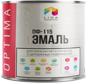 Эмаль LIDA Optima ПФ-115 20 кг (белый)