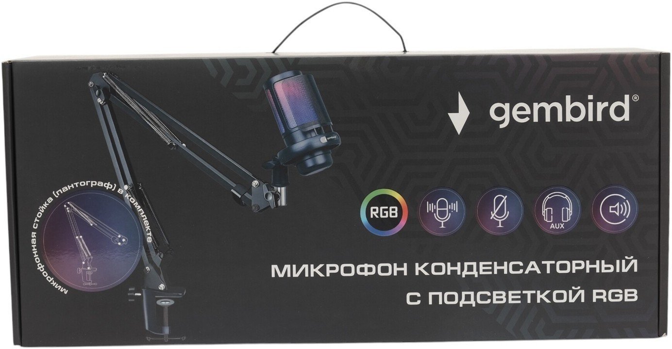 Проводной микрофон Gembird M-02N