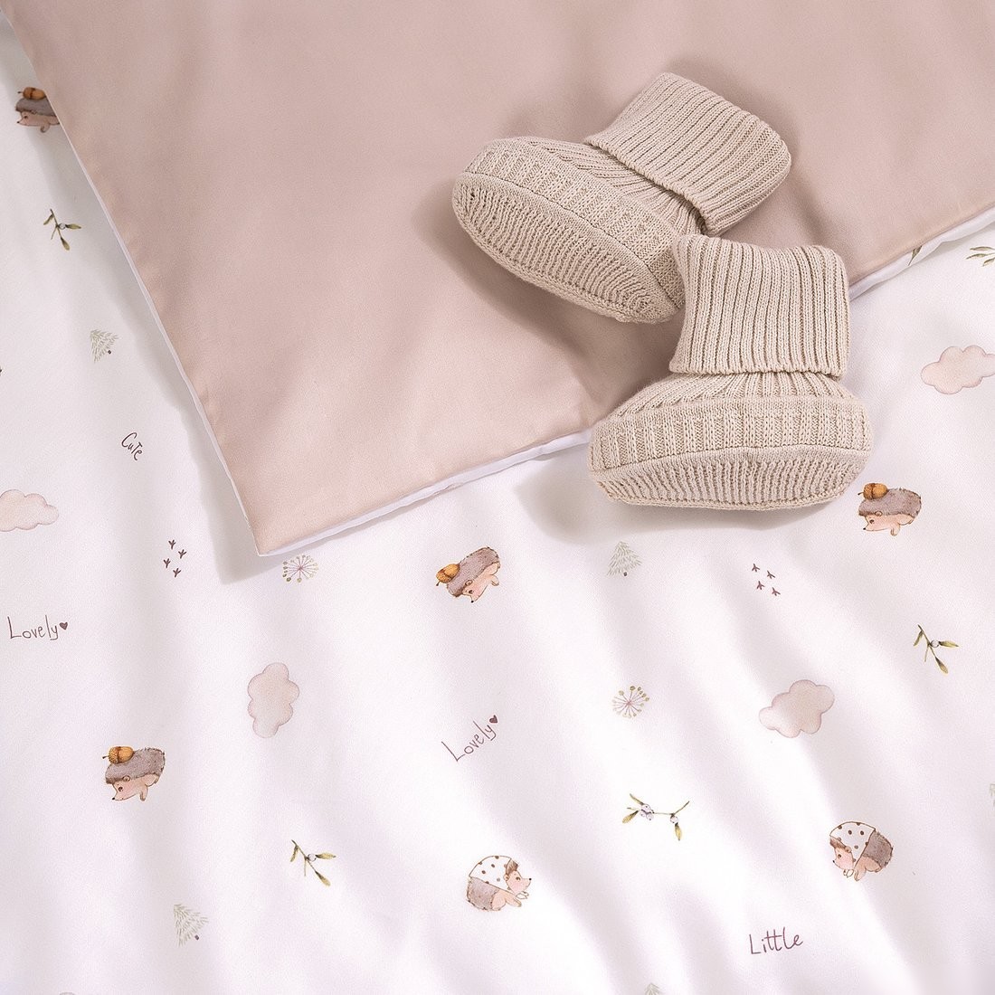 Детский комплект постельного белья Perina Sleepy КПБ3.100-SL.04 (бежевый)