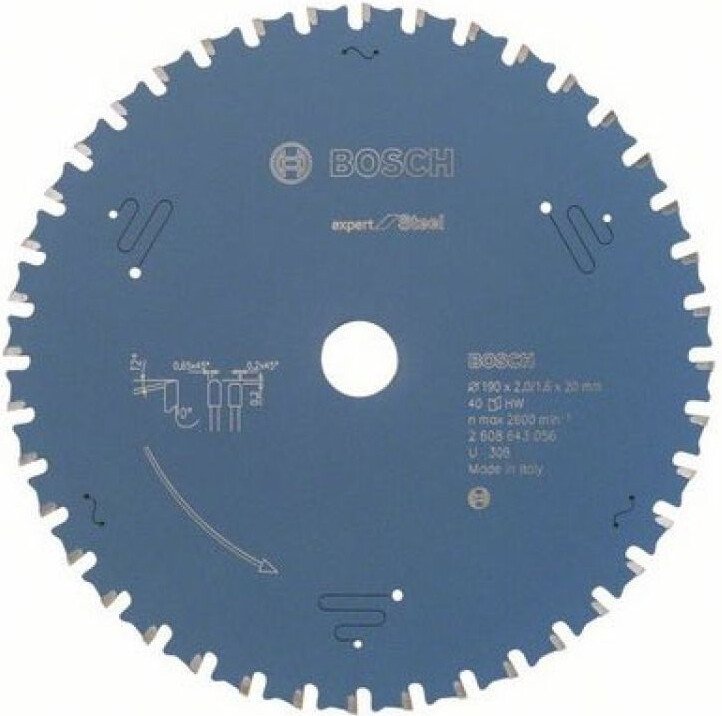 Пильный диск Bosch Expert for steel 2608643056 Пильный диск Bosch Expert for steel 2608643056