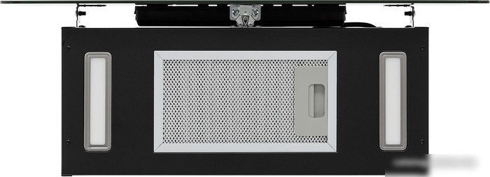 Кухонная вытяжка Krona Aura 600 Frame S (черный/прозрачный кант)