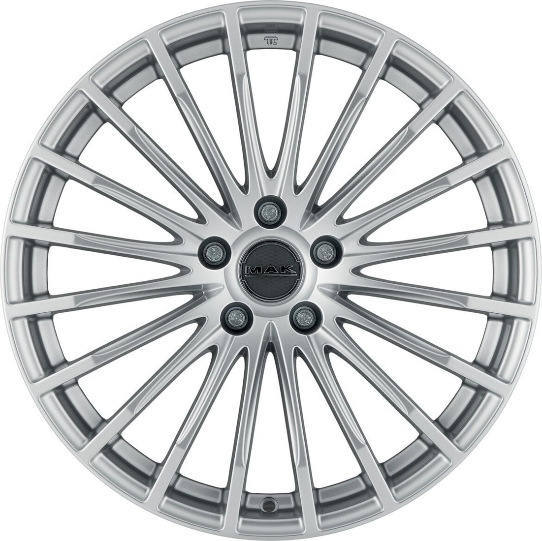 Литые диски MAK Fatale 17x7.5" 5x112мм DIA 76мм ET 43мм Silver