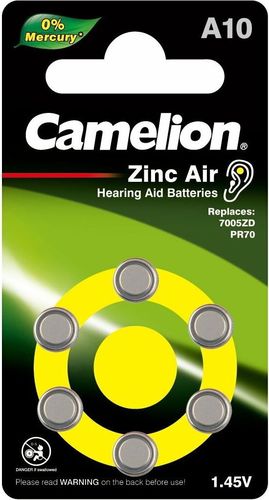 Батарейка Camelion ZA10 BL6 6 шт