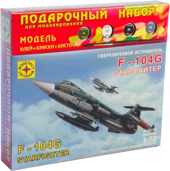 Сборная модель Моделист Истребитель F-104G Старфайтер ПН207201