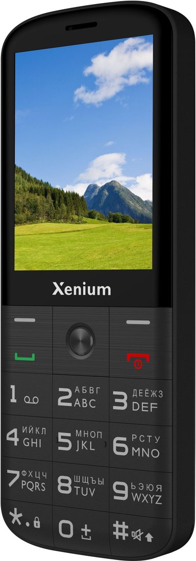 Кнопочный телефон Xenium L728 (черный)