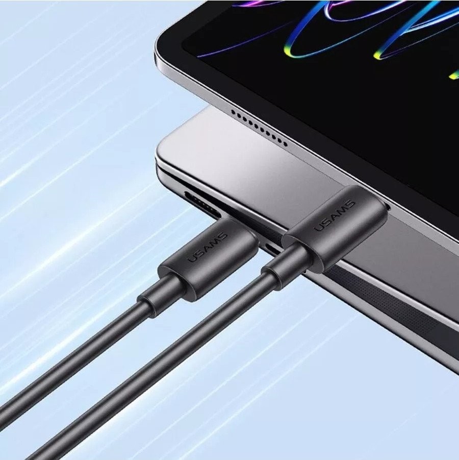 Кабель Usams US-SJ711 USB Type-C - USB Type-C (1 м, белый)