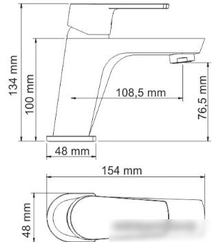 Смеситель Wasserkraft Dill 6103