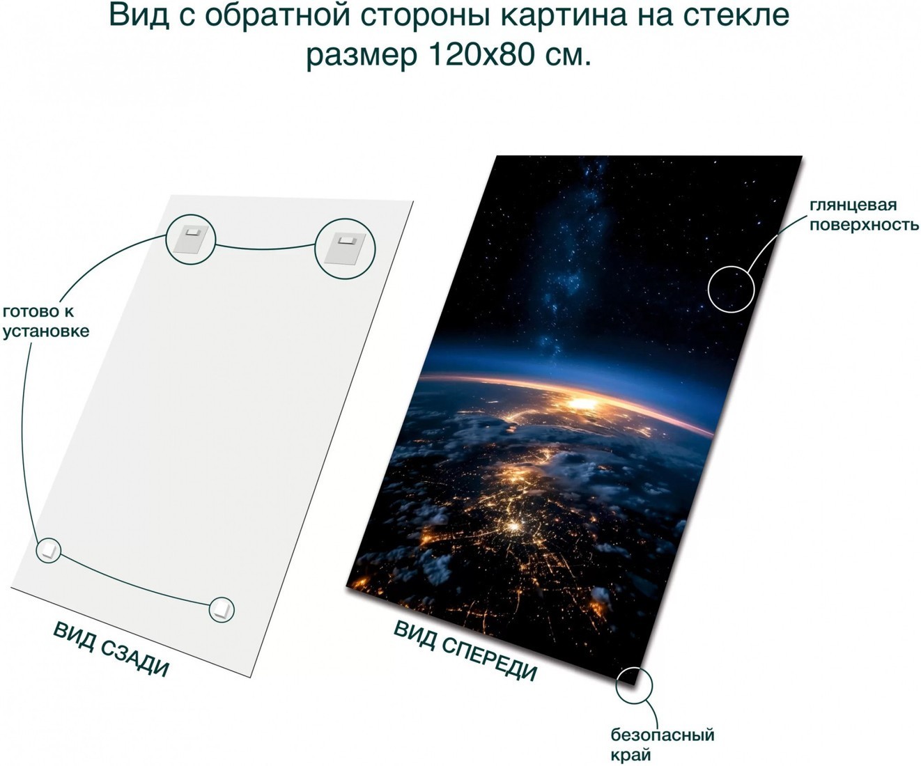Картина Stamprint Первые лучи SC001 (120x80)