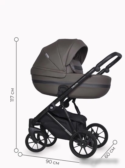 Универсальная коляска Riko Basic Delta Ecco (3 в 1, 12)