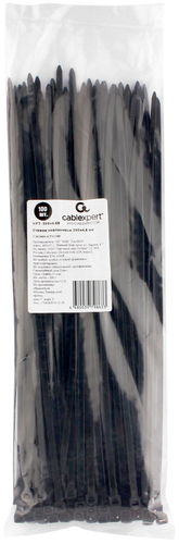 Стяжка для кабеля Cablexpert NYT-300x4.8B (100шт)