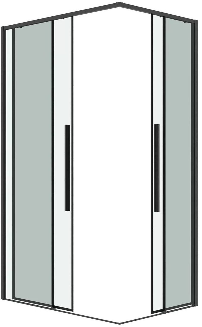 Душевой уголок Grossman Galaxy 110x80x195 300.K33.01.1180.42.00 (графит сатин/прозрачное стекло)