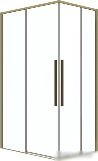 Душевой уголок Grossman Galaxy 90x70x195 300.K33.01.9070.32.00 (золото сатин/прозрачное стекло)