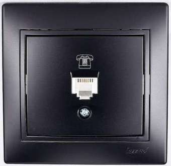 Розетка телефонная Lezard Mira 701-4242-137