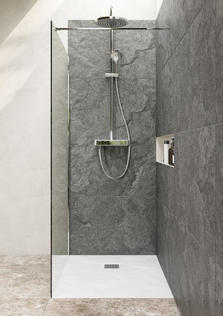 Душевая стенка Roca Metropolis Walk-In ZRU9307679 (хром)