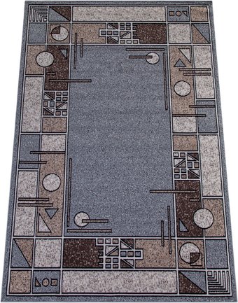 Ковер для жилой комнаты Merinos Sierra ALBINA-3-STAN-BLUE-BROWN-2 (2x5)