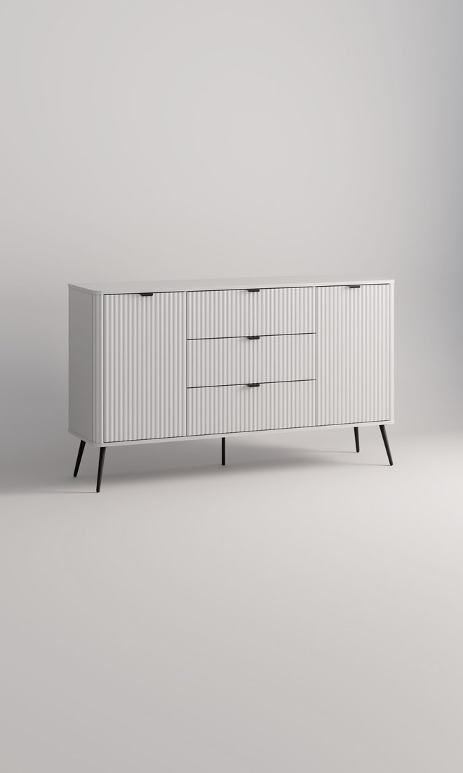 Тумба Arvento Rondo 2D3S (белый/эко джелато)