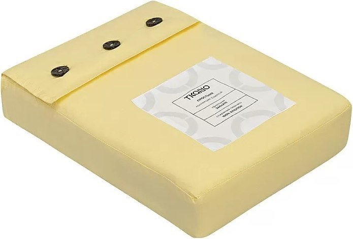 Постельное белье Tkano Essential TK24-SH0015 (светло-желтый)