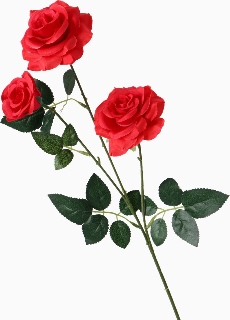 Искусственный цветок Poetry in flowers Роза тройная 4301722