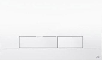 Панель смыва OLI Narrow OliPure 148300 (белый)