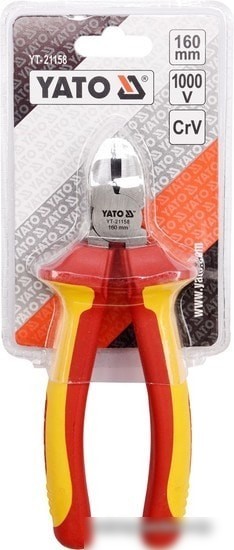 Кусачки боковые (бокорезы) Yato YT-21158